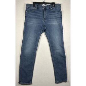 Calvin Klein Jeans Men's Stretch Skinny Jeans Blue Denim Wash Size 38x32